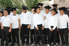  بالصور: مدرسة اجيال الابتدائية تحتفل بتخريج 43 طالباً ضمن فوجها الـ15 